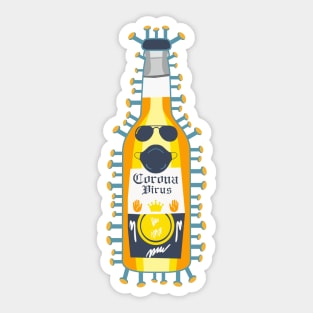 Corona (Beer) Virus Sticker